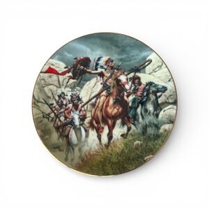 1993 Hamilton Collection "War Party" Plate by Stan McCarthy